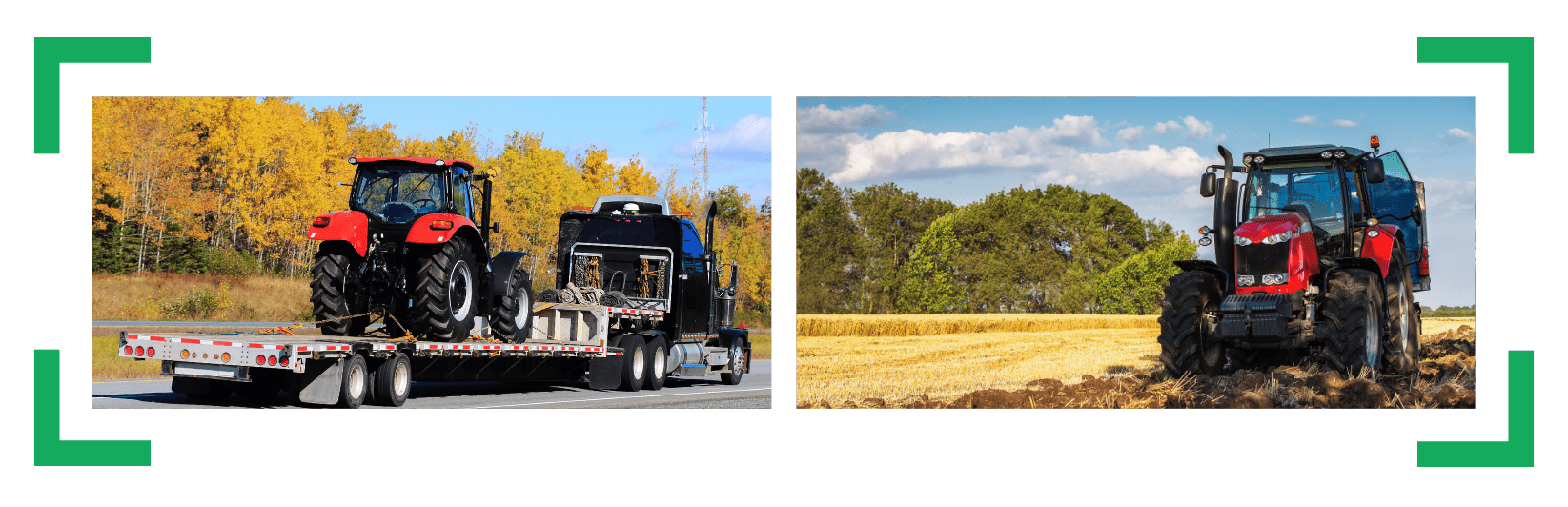transport ciągnika rolniczego