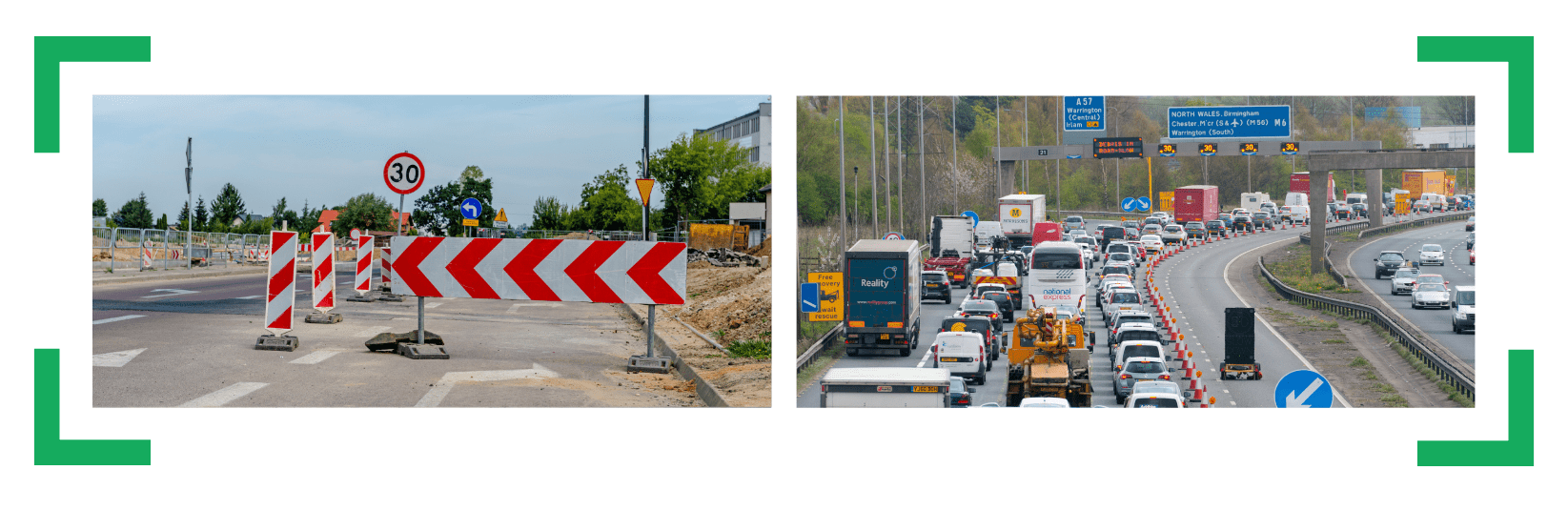 op&oacute;źnienie w dostawie remont drogi