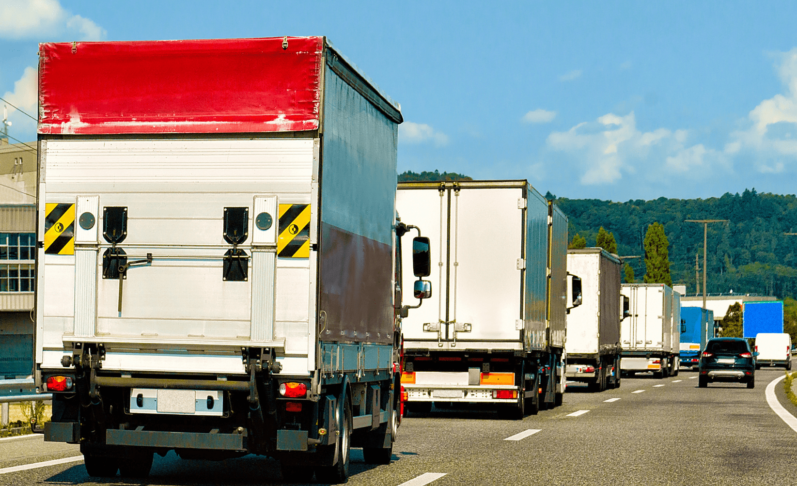 ukraińskie ciężar&oacute;wki w Polsce